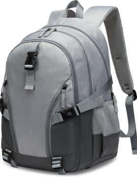 BLUEFAIRY Book Bags for Teens Boys Girls Backpack for High School College Laptop Casual Daypack with Lots of Pockets for Teenagers Adults Women Men Mochila Escolar para Adolescentes 18″ Grey