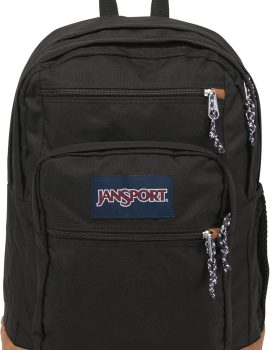 JanSport Cool Backpack, with 15-inch Laptop Sleeve – Large Computer Bag Rucksack with 2 Compartments, Ergonomic Straps, Black